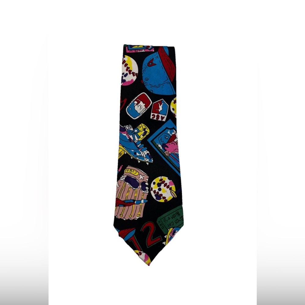 Florence & K Inc. Colorful Vintage Graphic Necktie, Gently used.